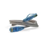 Патч-корд PC-LPM-UTP-RJ45-RJ45-C6-1.5M-LSZH-GY U/UTP кат.6 LSZH 1.5м сер. Hyperline 42237