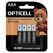 Элемент питания алкалиновый AAA/LR03 (блист. 4шт) Basic Opticell 5051002