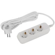Удлинитель электрический UDL-16-330-E Greenline 3 розетки с заземлением 3м ПВС 3х1кв.мм Эра Б0064970