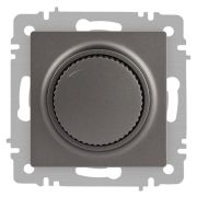 Светорегулятор Accent 6-401-09 поворотный 600Вт 230В IP20 СУ титан Intro Б0063685