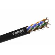 Кабель витая пара U/UTP 4х2х24 AWG кат.5E ССA PE TOKOV Light (м) TOKOV Eletrcic TKL-C06-U42CCA-5E-305-OD
