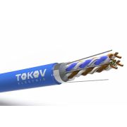 Кабель витая пара F/UTP 4х2х24AWG(0.57мм) кат.6 PVC TOKOV PRO Fluke tested (м) TOKOV Eletrcic TKP-C08-F/UTP-42-6-305