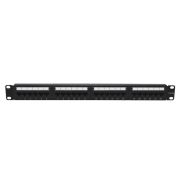 Патч-панель 19 1U кат.5E неэкранир. 24 порта RJ45 Dual IDC с задним кабельным организатором TOKOV ELECTRIC TKE-PP-5E-1U-24P-UTP-CO
