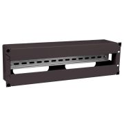 Панель электрораспределительная 3U с DIN-рейкой черн. ITK EDP05-3U22M