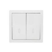 Выключатель проходной 2-кл. ОП LETO бел. LEZARD 752-0200-106