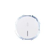 Выключатель проходной 1-кл. СП OSEN 10А IP20 с подсветкой механизм бел. LEZARD 743-0288-114