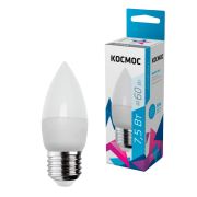 Лампа светодиодная 7.5Вт свеча 4500К бел. E27 220В КОСМОС LkecLED7.5wCNE2745