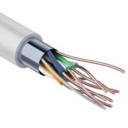 Кабель витая пара F/UTP кат.5e 4х2х24AWG solid CCA PVC INDOOR омедненный сер. (м) PROCONNECT 01-0142-3