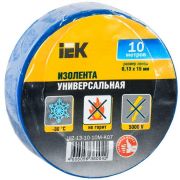 Изолента ПВХ 0.13х15мм (рул.10м) син. IEK UIZ-13-10-10M-K07