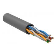 Кабель витая пара U/UTP кат.6 4х2х23AWG solid CU PVC сер. (м) ITK LC1-C604-111