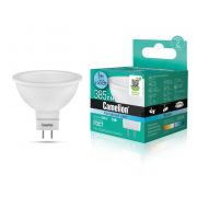 Лампа светодиодная LED5-MR16/845/GU5.3 5Вт 4500К бел. GU5.3 385лм 12В Camelion 12026